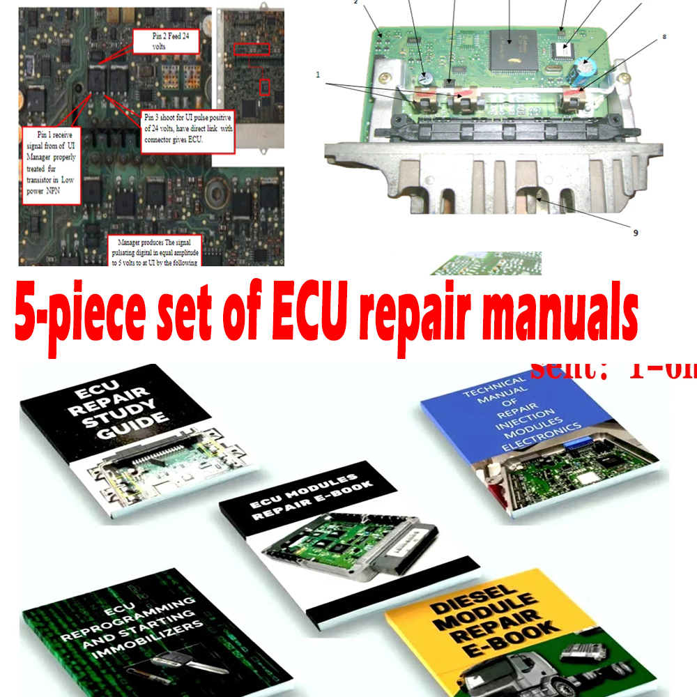 Electronics Repair Manual - 5 PCS ECU REPAIR Manuals Repairing
