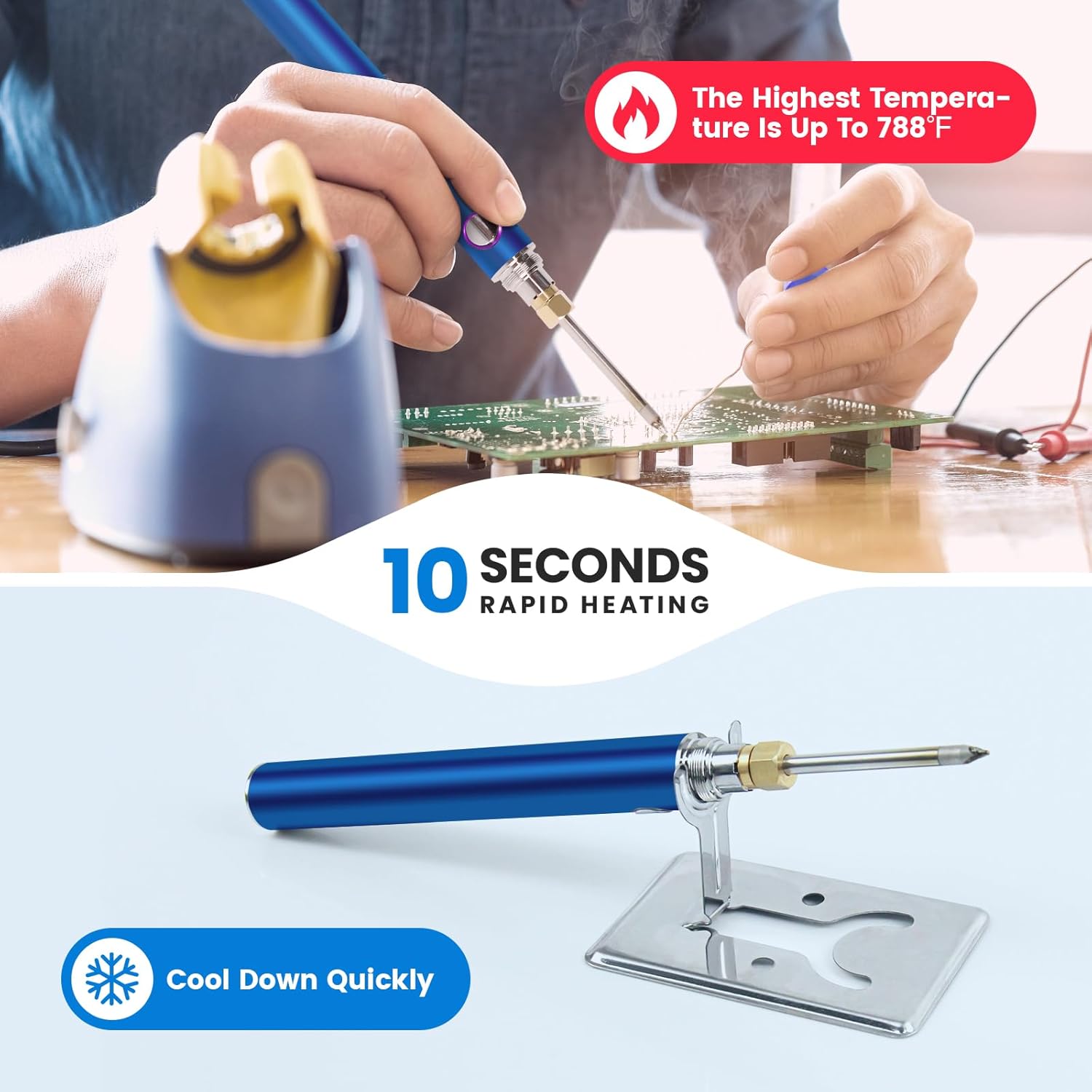 Cordless Soldering Iron Kit, W - Electronics Repair Images avis et prix