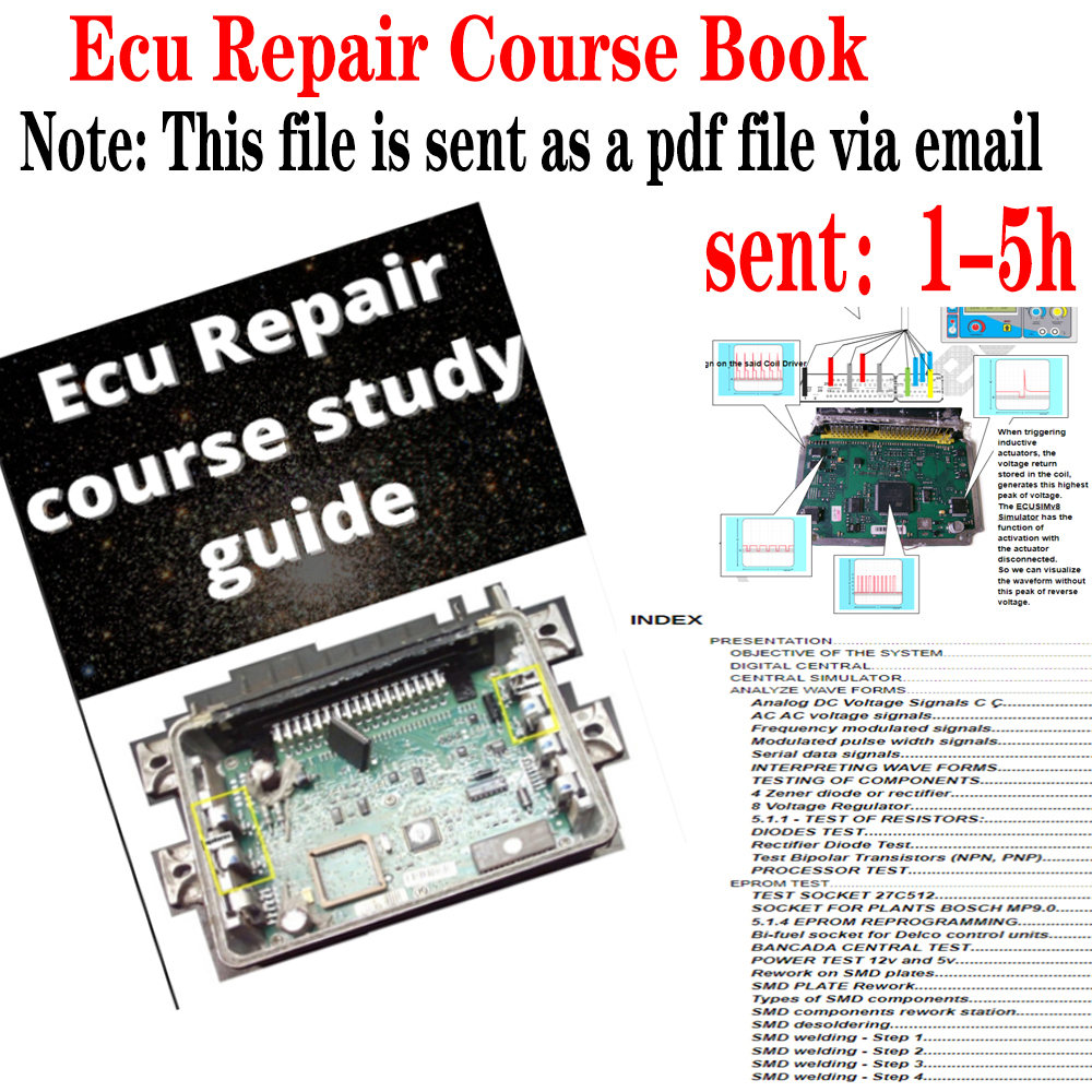5 PCS ECU REPAIR Manuals Repai - Electronics Repair Manual avis et prix