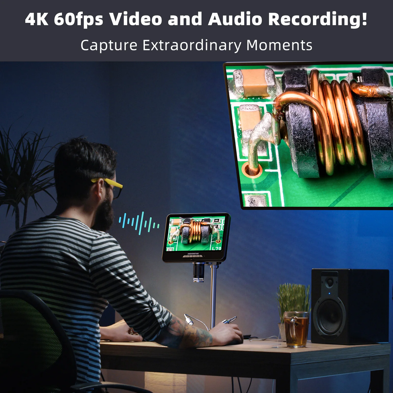 Andonstar AD210S-Pro 4K 60FPS  - Electronic Repair avis et prix