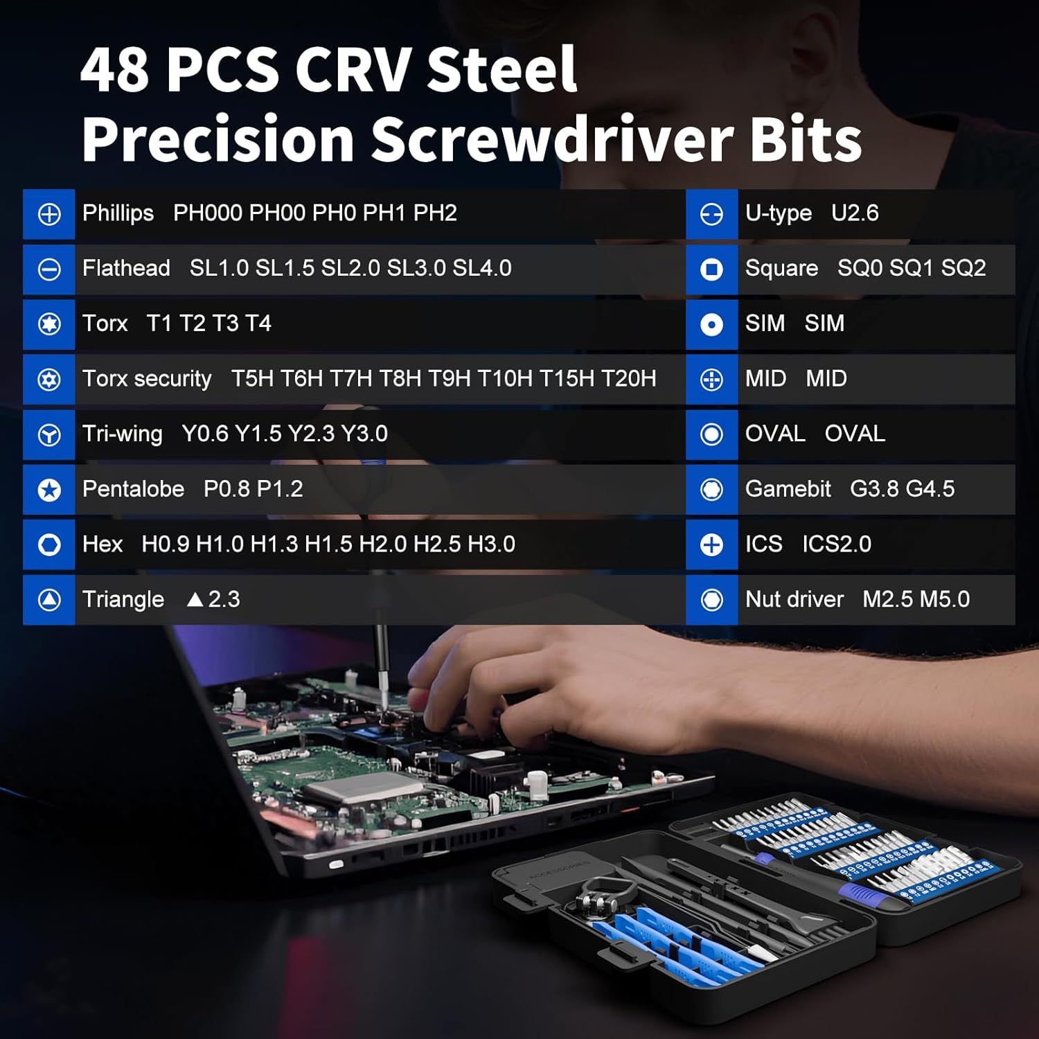 64-in-1 Precision Screwdriver  - Electronics Repair Images avis et prix
