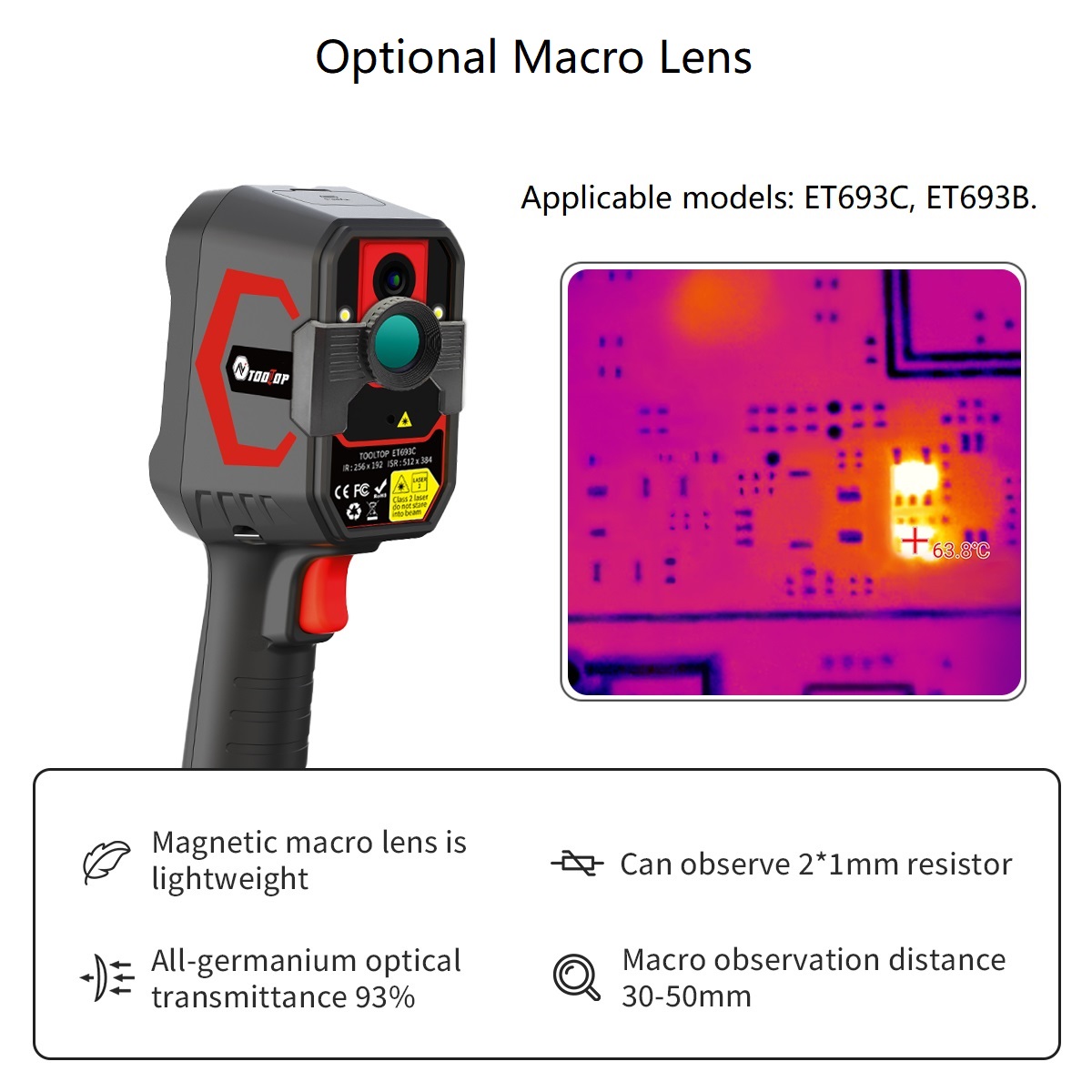 TOOLTOP ET693C Super IR 512x38 - Electronics Repair Images avis et prix