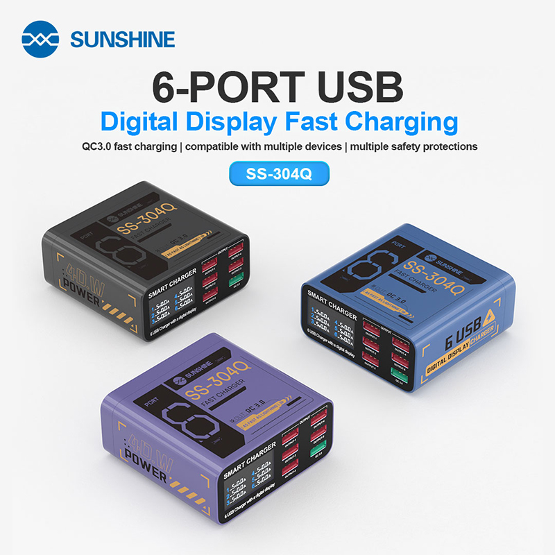 SUNSHINE SS-304Q 6-port USB Di - Screen Separator Machine avis et prix